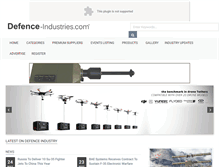 Tablet Screenshot of defence-industries.com